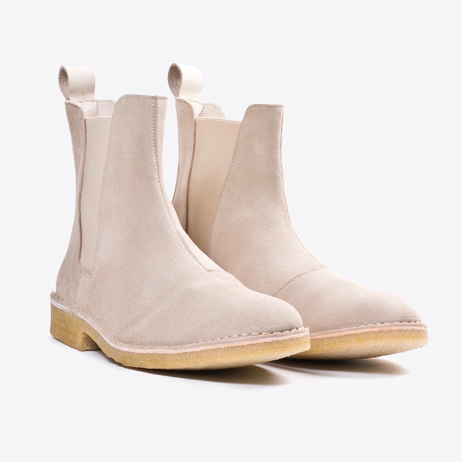 TODAYSHYPE SOLEHYPE N.D.G. SAND CHELSEA BOOTS AVAILABLE NOW